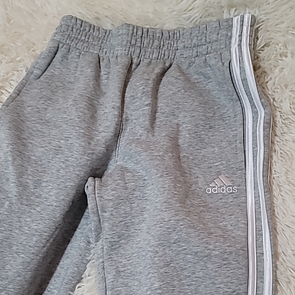 Adidas Kids Grey Track Pants - Picture 7 of 9